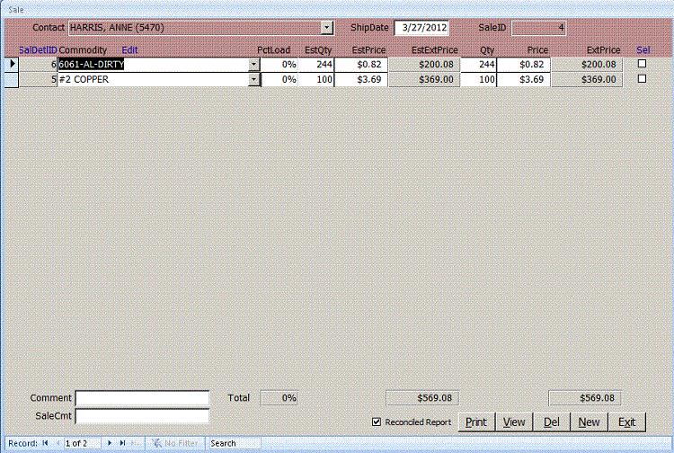 Scrap Metal Selling application in Dallas and Fort Worth
