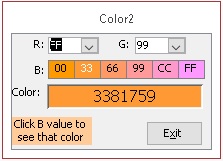 Simple Access color form