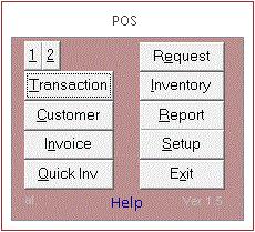 Movie video rental Point of Sale POS Application