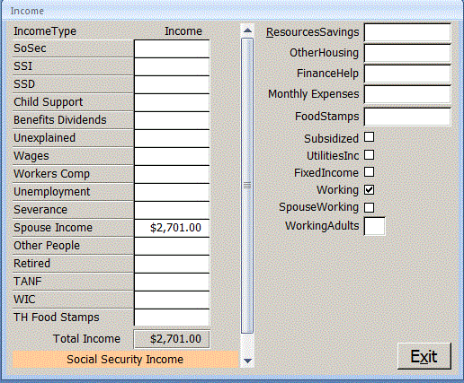 Nonprofit Social Service Charity Income Calculator in TX