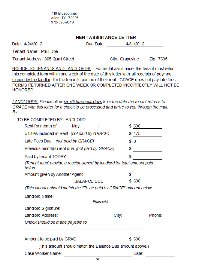 Access Database Rent Voucher